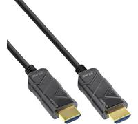 InLine HDMI AOC Cable, Ultra High Speed HDMI Cable, 8K4K, black, 15m