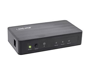 InLine® HDMI Switch, 3-way, 4K2K@60Hz, HDCP 2.2