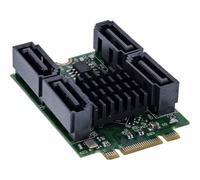 InLine® Interface Card M.2 Key B+M Male to 4X SATA Male RAID HyperDuo 76660U