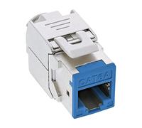 InLine® Keystone RJ45 Socket Shielded Cat.6A Blue Pack of 8