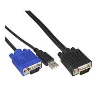 InLine® KVM cable set, USB, for 19' KVM Switch length 1.8m