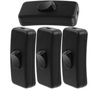 Inline Light Switch 2a 125-250v 10pcs Black Rocker