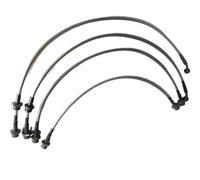 Inline Male and Female Car Extend Brake Hose Fit for Suzuki Jimny Jb74W JB64 2019-2025 Lengthened Steel 2-3 Inches(for 4 inches)
