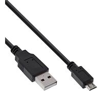 InLine® Micro USB 2.0 Cable USB-A Male to Micro-B Male 1 m Black