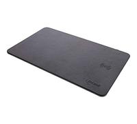 InLine® Mouse Mat Wireless Charging (Qi), Artificial Leather, 370 x 225 x 7 mm, Black