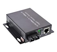 InLine® Network Media Converter 10/100/1000Mb/s TP to LWL (SC Duplex), SM, 20 km