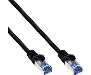 InLine® Patch Cable Cat.6A S/FTP PE Outdoor 25 m Black