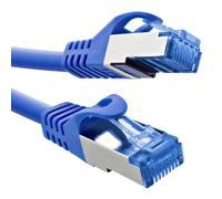 InLine Patch Cable, Cat.6A, S/FTP, TPE (LSZH), CCA, PoE, LAN, Ethernet, Network Cable, RJ45 Gigabit, Blue, 3 m, 72603B