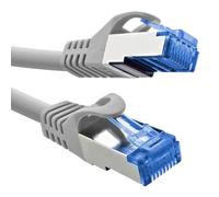 InLine Patch Cable, Cat.6A, S/FTP, TPE (LSZH), CCA, PoE, LAN, Ethernet, Network Cable, RJ45 Gigabit, Grey, 1 m, 72601