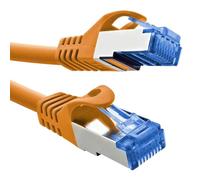 InLine Patch Cable, Cat.6A, S/FTP, TPE (LSZH), CCA, PoE, LAN, Ethernet, Network Cable, RJ45 Gigabit, Orange, 1 m, 72601O