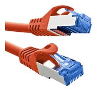InLine Patch Cable, Cat.6A, S/FTP, TPE (LSZH), CCA, PoE, LAN, Ethernet, Network Cable, RJ45 Gigabit, Red, 1.5 m, 72614R