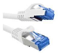 InLine Patch Cable, Cat.6A, S/FTP, TPE (LSZH), CCA, PoE, LAN, Ethernet, Network Cable, RJ45 Gigabit, White, 10 m, 72600W
