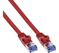 InLine Patch Cable Flat U/FTP Cat.6A 7 m Red