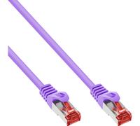 InLine Patch Cable S/FTP PiMF Cat.6 250MHz PVC copper purple 3m