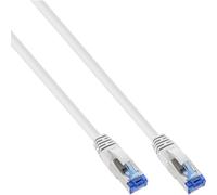 InLine Patch Cable S/FTP PiMF Cat.6A halogen free 500MHz white 1m