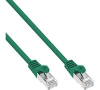 InLine® Patch cord, InLine®, S-FTP, Cat. 5e, green, 15m