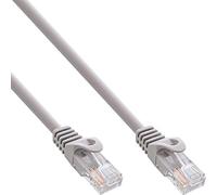 InLine® Patch cord, UTP, Cat.5e, grey, 0.3m