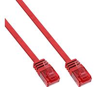 InLine Patchkabel CAT 6 U/UTP,0,5 m,Rot red 1 x patch cable flat
