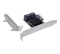 InLine PCIe Interface Card, 4X SATA 6Gb/s, Hot Swap, NCQ, Marvell Chipset, for SSD and HDD Expansion, Compatible with PCIe x1-x16, 76617M