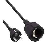 InLine Protective Contact Extension Cable with Child Lock Plug Socket (7 m) Black