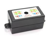 kenable Inline Punch Down Coupler for Lan Cables CAT5e BLACK [Cat5E]