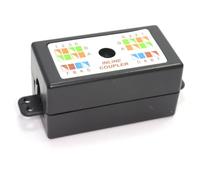 Inline Punch Down Coupler for Lan Cables CAT5e BLACK