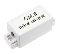 Inline Punch Down Coupler for Lan Cables CAT6 White