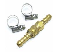 Inline Quick Release Coupling for 8mm LPG gas Hose + 2 Clips