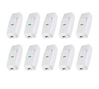 Inline Rocker Cord Controller 16A 250V on Off Control, 10pcs | Insulated Housing Layout Form