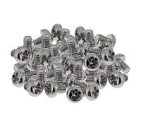 InLine Screw Set for M.2 SSD Mounting, Phillips, M2 x 3 mm, Nickel-Plated Steel, Ideal for Motherboard and Adapter Cards, Pack of 50, 77783A