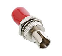 InLine Simplex ST/ST, Multimode ST ST Red Interface, Silver Cable and Adapter