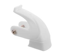 Inline Skate Brake Replacement Plastic Rear Stopper with Screws | Plastic Build, White Finish, for Roller Skates and Inline Skates, Outdoor Plazas Use, Novice Young Skaters