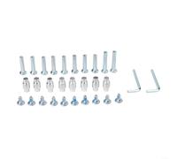 Inline Skate Repair Set Axle Spacer Bearing Screw with Wrench for Better Performance (Set A)