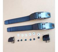 Inline Skate Strap Buckle 2 Sets, with Clamp Screws Nut for Roller Skates Ice Skates Speed Skates Freestyle Adult Children(A)