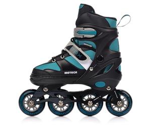 Inline Skates Children's Kids Inliners Roller Skates Rollers ABEC 7 Carbon Children's Inline Skates Adjustable Shoe Size (Turquoise, L 38-41)