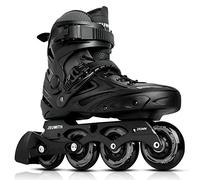 Inline Skates for Women Men, Outdoor Street Blades Roller Adult Male Female, Professional Fitness Roller Skates Blades for Unisex (Black)