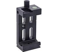 Inline Smartphone Stand for Tripod with 1/4 Inch Thread, Arca-Swiss Compatible, Cold Shoe Connector, Aluminium, Dragonfly, for Mobile Phone 60-95 mm, 48092A