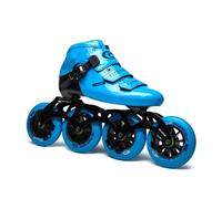 Inline Speed Skate For Men Women, Professional Carbon Fiber Racing Artistic Skates Adult With High Precision ABEC-11 Bearings, Lightweight Low Cut Racing Inline Skates For Marathon, Unisex(37)