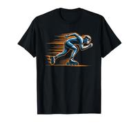 Inline Speed Skater Who Trains Oval Before Dawn Skating T-Shirt
