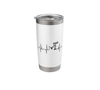 Inline Speed Skating Cardiogram Stainless Steel Insulated Tumbler