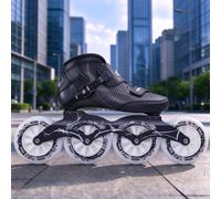Inline Speed Skating Shoes Professional for Adults | Lightweight Breathable Men's and Women's Adjustable Inline Roller Skates for Beginners