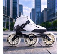 Inline Speed Skating Shoes Professional for Adults | Lightweight Breathable Men's and Women's Adjustable Inline Roller Skates for Beginners