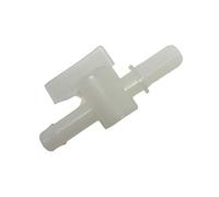 Inline Syphon Tap, 1/2 Inch Barb & 1/4 Inch Thread, Home Brew & Lab | Inline Syphon Tap, Half-Inch Barb and Quarter-Inch Thread, Stop and Start a Gravity-Fed Line, HDPE Body, Part 401005