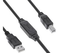 InLine® USB 2.0 Active Cable with Signal Amplification, USB-A to USB-B, Printer Cable Extension, 7.5 m, 34516A