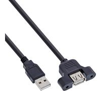 InLine USB 2.0 Adapter Cable Type A male / A female for slot bracket.