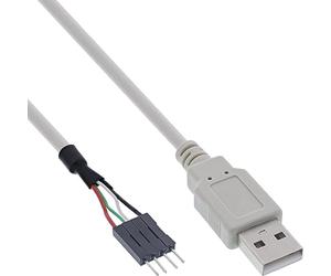 InLine® USB 2.0 adaptor cable, USB plug A to PIN header male, 40cm 1 item