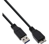 InLine USB 3.0 Cable / USB A Male to Micro USB B Male / 1.5 m Black 1 Stck