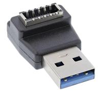 InLine® USB 3.2 Adapter, USB-A Male to Internal USB-E Front Panel Female