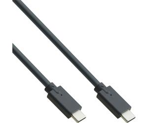 Inline USB 3.2 Gen.1x2 cable - USB Type-C plug/plug, black, 5 m