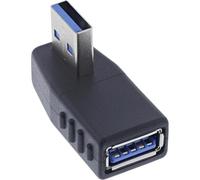 Inline USB-A Male to USB-A Female Angle Adapter 270 Degrees, 3.2 Gen 1 Adapter, for Space-saving Cable Management and Stable Connections, 35300U